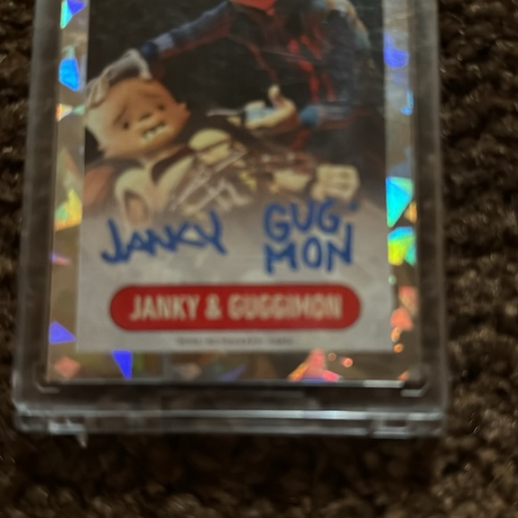 G.A.S Trading Cards - Janky & Guggiimon hollow signature! - Picture 2 of 3
